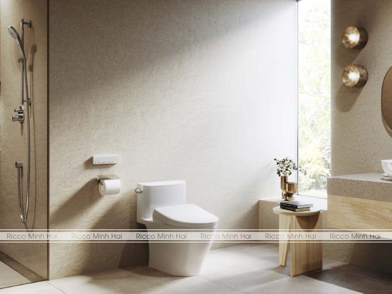 minh hải plaza bán bồn cầu 1 khối TOTO tại hải dương