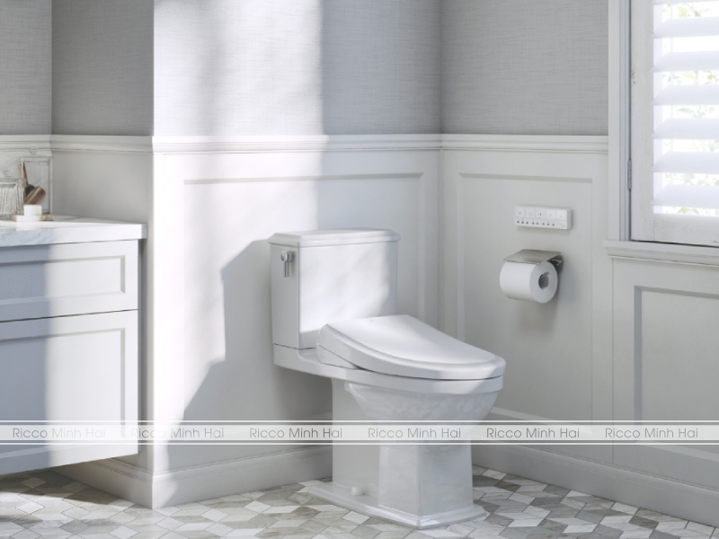 minh hải plaza bán bồn cầu 2 khối TOTO tại hải dương