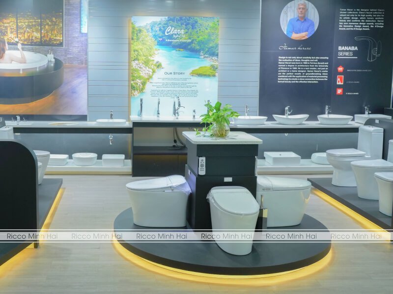 Minh Hải Plaza cung cấp thiết bị vệ sinh Clara chính hãng tại Hải Dương