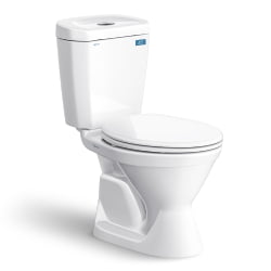 Bồn cầu 2 khối giá rẻ dưới 1 triệu Viglacera VI66 nắp thường V1102